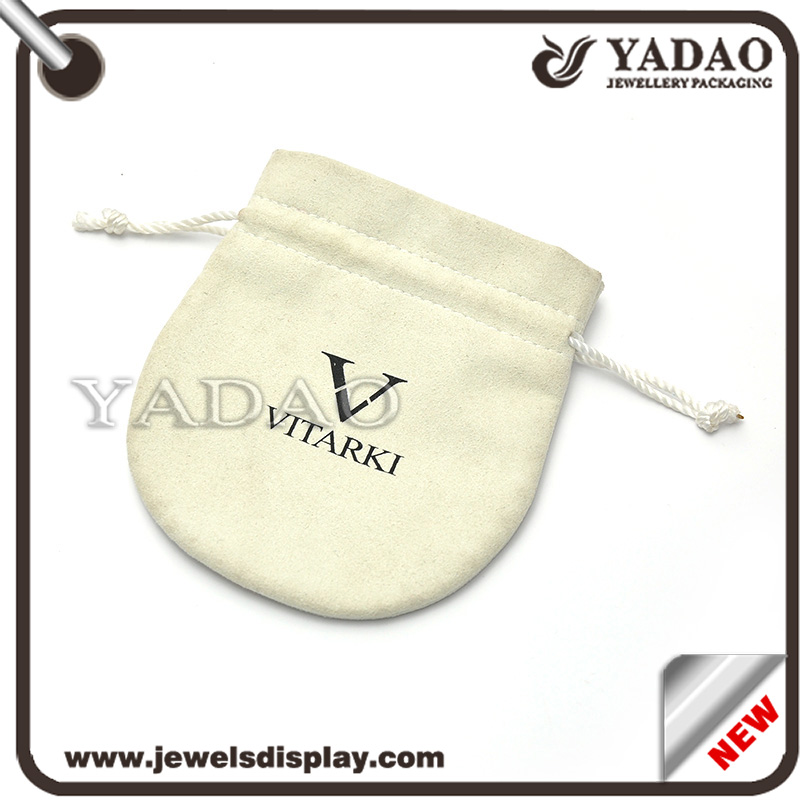 Bolsa de embalaje por mayor de gamuza con efecto protector de la bolsa de la joyería en shenzhen