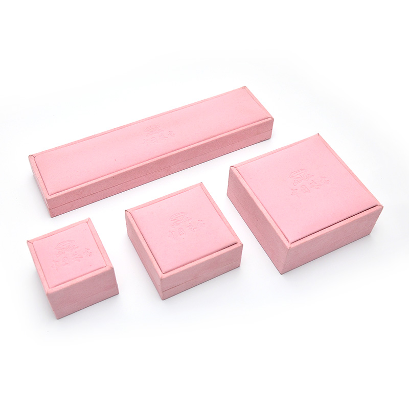 Caja de joyería personalizada Yadao Caja de joyería de cuero rosa