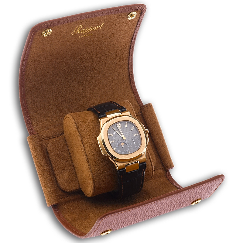 Yadao時計用のカスタマイズされたパッケージングポーチPUレザーファブリックフィニッシュ時計包装バッグクッション付き包装