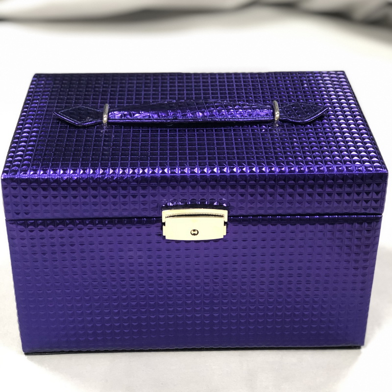 Caja de empaquetado del viaje del cuero de la pu del caso de la joyería de lujo de Yadao con multifuncional