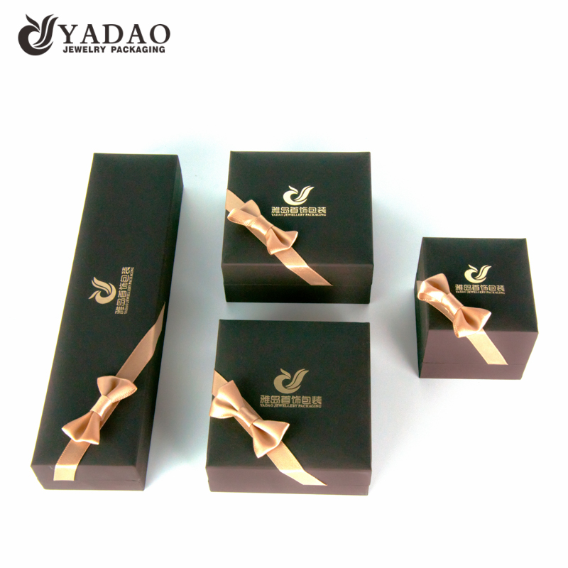 Yadao manafacture jewelry packaging box ribbon bow knot decoration box