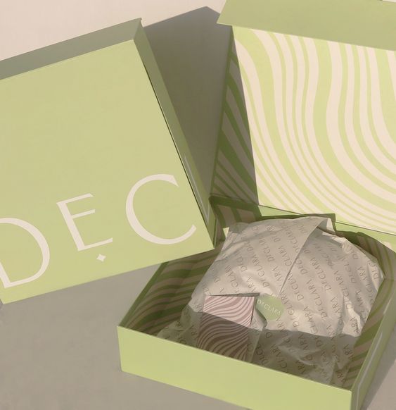 Yadao Wholesalees Paper Box für den farbenfrohen Druck des Kartenversands für grüne Farbversand