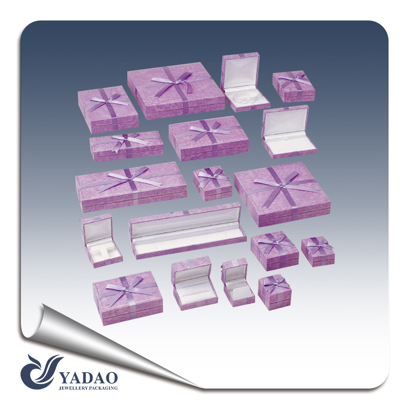 embalagem de jóias caixa de jóias de papel barato e colorido impressos costume caixas de jóias de papel com o logotipo