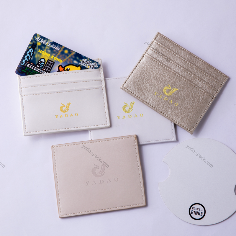 Klasický design Top obilí kožená vizitka držák peněženku