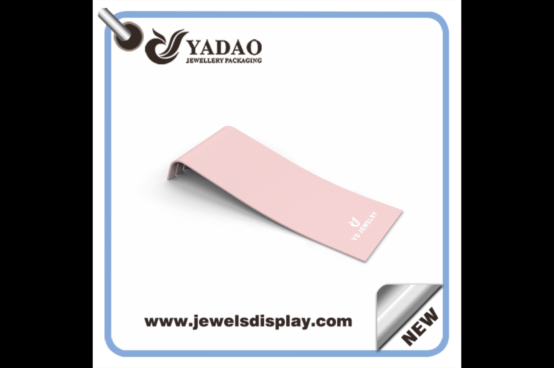 colore acrilico mostra braccialetto supporto del banco di braccialetto per il cliente