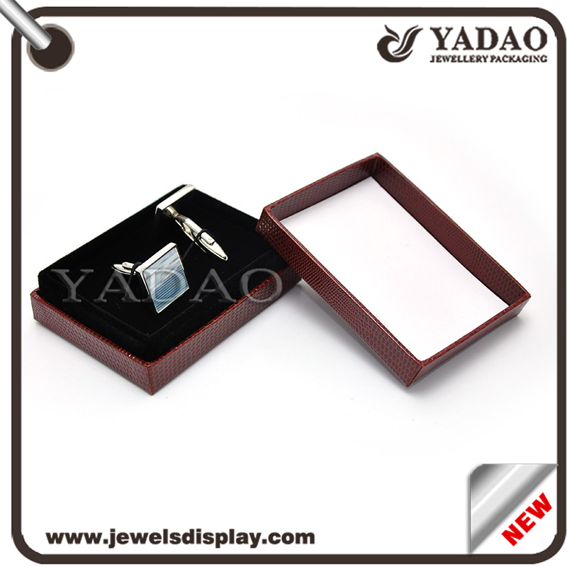 custom pretty nicely MOQ sale flexible separated lid plastice box for cufflink packaging/ earring/couple rings