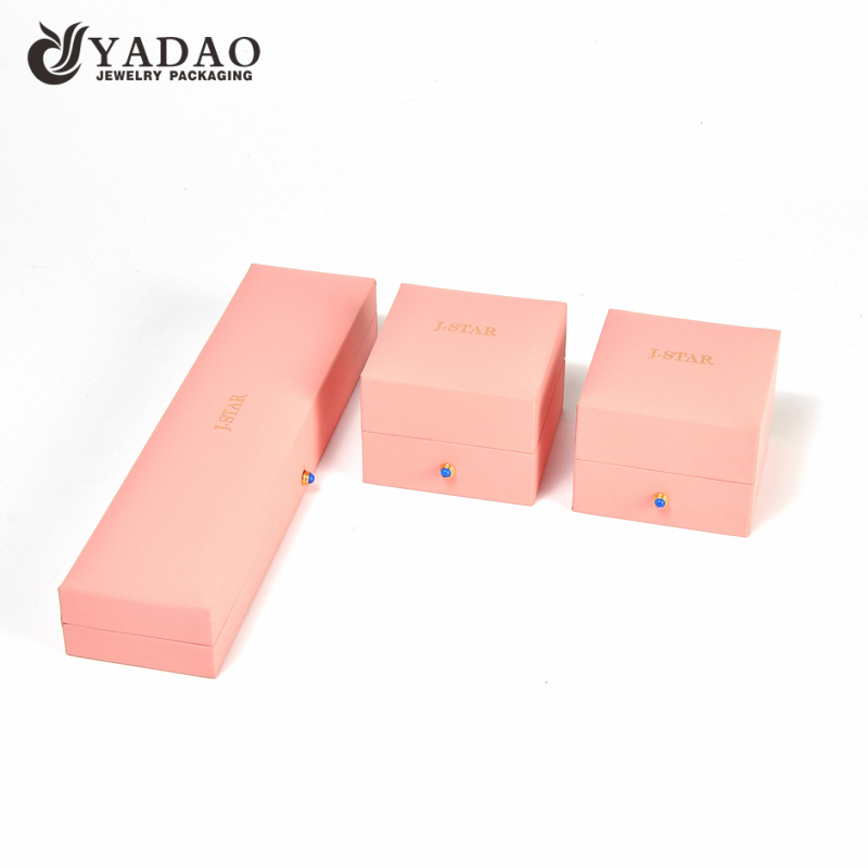 custom wholesale classy cute plastic jewelry gift box for ring/bracelet/necklace/earrings with factory price