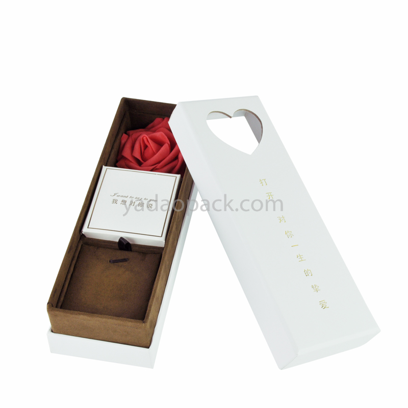 Personnaliser Cadeau Cadeau Boîte Boîte à bijoux Boîte à fleurs pour la fête des mères