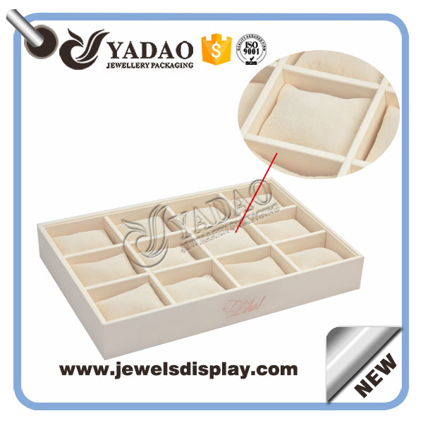 přizpůsobit ručně vyráběné dřevěné displej zásobník šperky displej zobrazit jako stohovatelná náramek zásobník šperky zásobník polštář zásobníku náramek náramek sledovat displej polštář