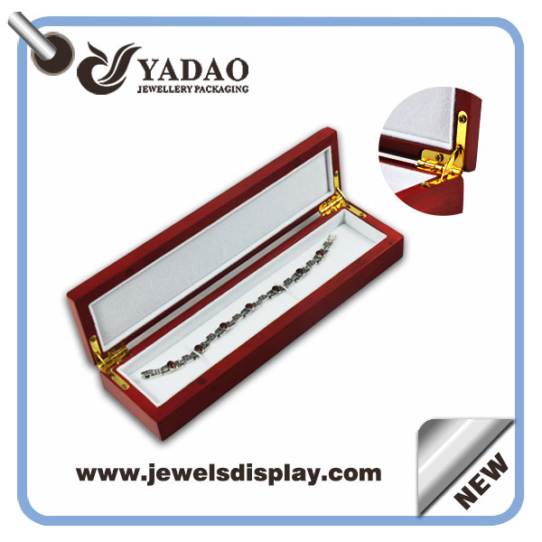 πολυτέλεια μόδας αντίκες προσαρμοσμένο λογότυπο που εκτυπώνεται MDF ξύλινα οθόνη κοσμήματα διακοσμητικά κουτιά κοσμήματα κουτί χονδρικής