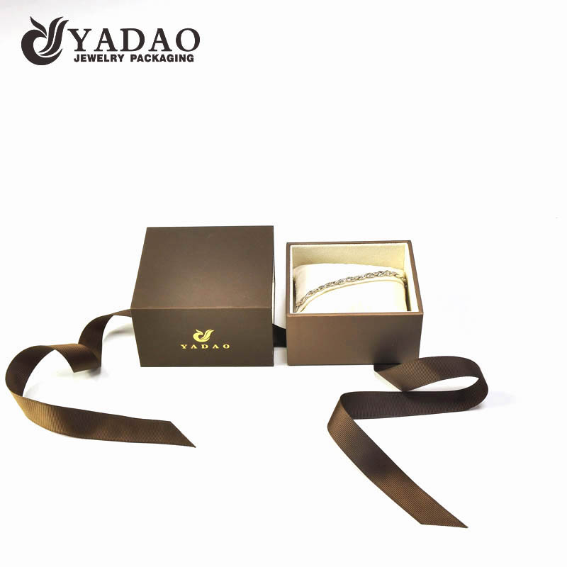 Caixa de gaveta de papel de manga completa caixa de embalagem de empacotamento de jóias pulseira / pulseira / relógio caixa de embalagem de presente
