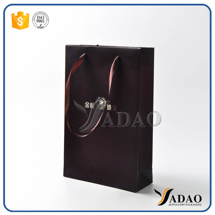 high-end handmade OEM durable bulk sale 210/230/250gsm paper material gift/shopping bags