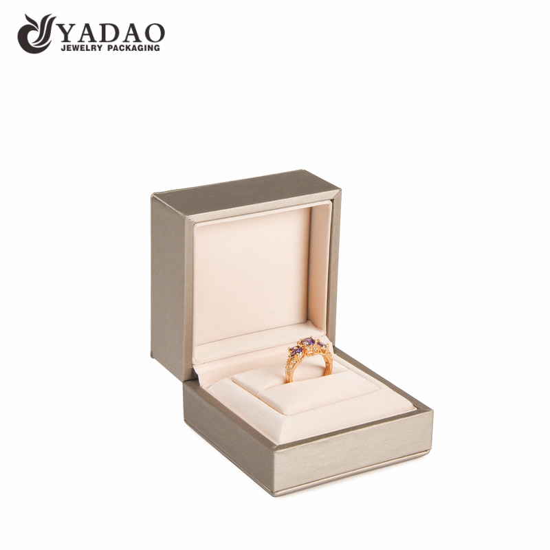 high end luxury jewelry packaging box plastic pack slot ring box Christmas gift jewelry box