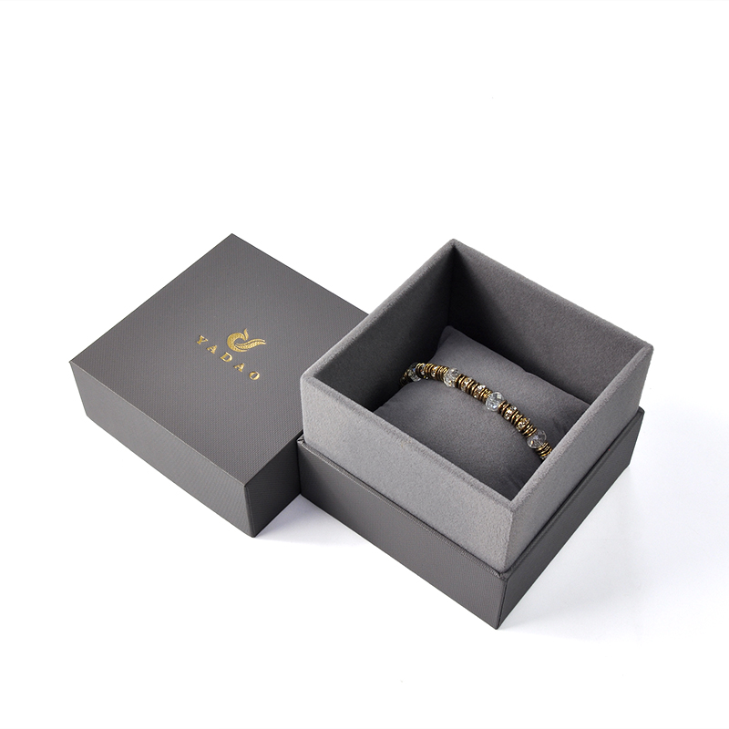 scatola di imballaggio di gioielli di cartone con finitura di alta qualità scatola di gioielli di carta scatola di cuscini scatola di bracciale / braccialetto / orologio