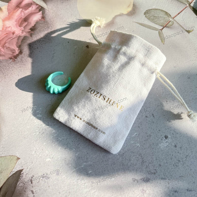 bolsa de linho bolsa de algodão bolsa de corda design jóias bolsa de embalagem