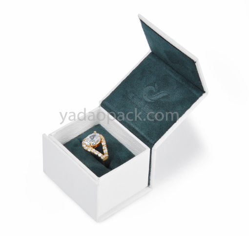 Boîte à bijoux en papier fait sur commande légère faite sur commande romantique de bonne qualité