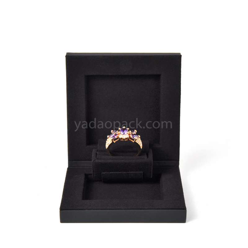 thin ring box new design ring box with customized materialjewel