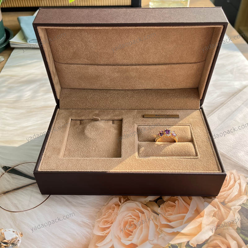 caja de empaquetado de joyería de madera caja de madera de madera