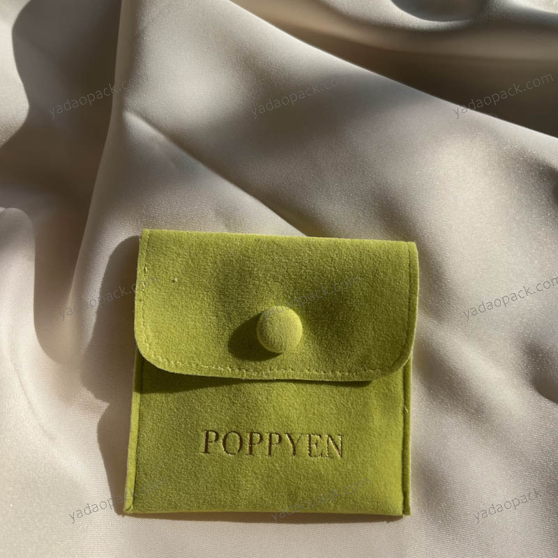 yadao snap luxury jewelry pouch bag microfiber jewelry pouch prganzier