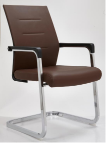 Newcity 1250C Simple Metal Frame Visitor Chair Ergonomic Leather Visitor Chair Conference Office Room Visitor Chair Waiting Room Chair Chinese Supplier