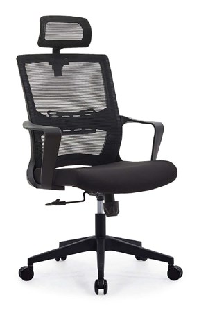 Newcity 1373A Modern Mesh Office Chair Swivel With Headrest Back Good Price Computer Desk Chair Mesh Fabric Office Chair Sale on Line Supplier Foshan China
