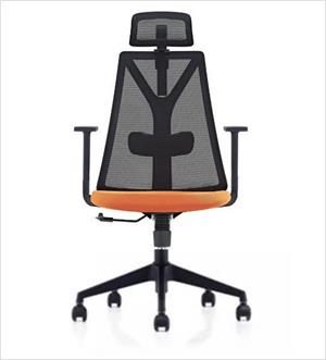 Newcity 1398A经济型高背网椅最佳价格网椅现代风格舒适网椅旋转网椅尼龙脚轮网椅5年质保供应商佛山中国