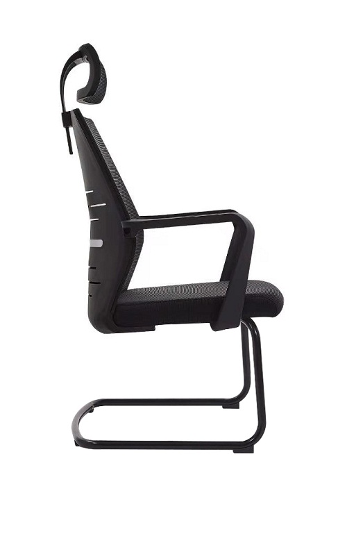 Newcity 1428D-1 com Cadeira de malha de cabeça Cadeira ergonômica de malha de malha executiva Cadeira de malha moderna Moderna Malha de Malha de Metal Frame Cadeira de Malha Chinês Foshan