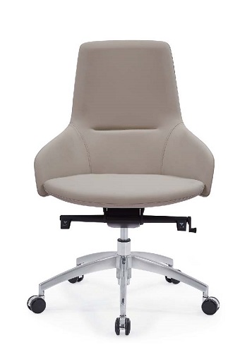 Newcity 6683B Modern High-end Office Furniture Office Administrative Office Chair New Design PU Office Chair Fashionable Middle Back Chinese Foshan Supplier