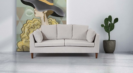 Newcity S-1053 Design Luxurious For Living Room Sofa New Design Fabric Civil Furniture Sofa Upholstery Soft Fabric Leisure Sofa Supplier Foshan China