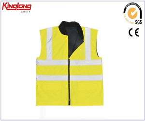 Vestuário de trabalho 100% poliéster amarelo fluorescente o vasto