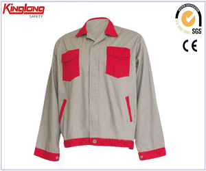 Roupa de trabalho masculina 100% algodão roupas de proteção por atacado jaquetas de segurança