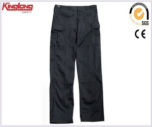 Calças masculinas de melhor design com 6 bolsos, calças de trabalho em tecido de algodão fornecedor da China