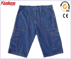 أفضل نسيج أزياء رجالي الجينز السراويل القصيرة ، الصين المورد polycotton أفضل نسيج أزياء رجالي سروال جينز قصير