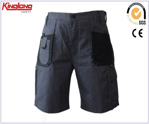 Fabricante de China de pantalones cortos casuales de lona, ​​pantalones cortos de verano de alta calidad con triple costura