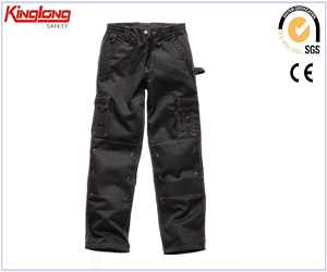 Canvas fabric cool mens cargo pants trousers with knee pad