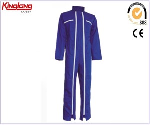 China Coverall Uniform Supplier, Double Zippler Work Coverall Suit