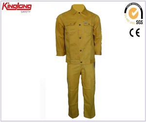 Pantalones y chaqueta de proveedor de China, uniforme de trabajo 100% algodón para hombres