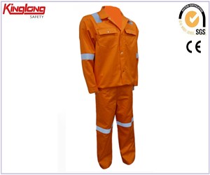 Macacão 100% algodão de fabricante chinês para homens, calças à prova de fogo e jaqueta uniforme de trabalho