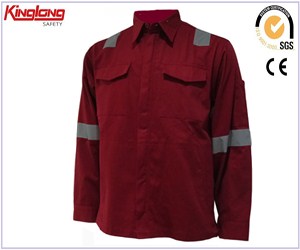 Chaqueta de trabajo reflectante de algodón del fabricante de China, chaqueta de trabajo de alta visibilidad para hombres
