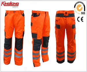 China Supplier 100% Cotton Cargo Pants,High Visibility Work Trousers