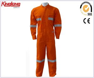 China Supplier 100% Cotton Coverall With Price,Flame Retardant Coverall with Reflector