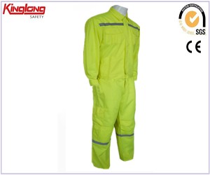 Calça e camisa de algodão 100% fornecedor da China, uniforme de trabalho de alta visibilidade