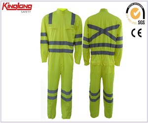 China Supplier 100% Polyester Workwear Coverall,High Visibility Coverall for Men