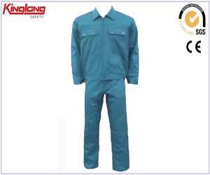 Jaqueta e calça de algodão para fornecedor da China, uniforme de trabalho masculino 100% algodão