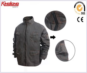 Κίνα Προμηθευτής Cotton Workwear Jacket, Multipocket Jacket Unisex Χονδρική