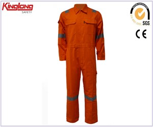 Macacão de mangas compridas para fornecedor da China, macacão de vestuário de trabalho de segurança de alta visibilidade