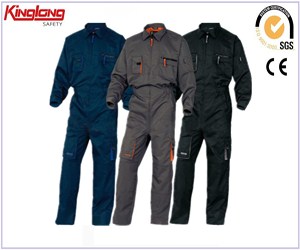 Vestuário de trabalho masculino fornecedor da China, macacão de trabalho 100% algodão com preço