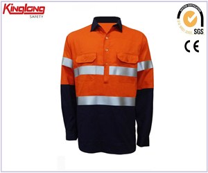Calças e camisa do fornecedor da China, traje de alta visibilidade para segurança