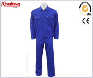 Kalhoty a košile China Supplier, pracovní uniforma ze 100% bavlny