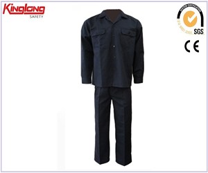 Chiny Dostawca Polycotton Kombinezon, czarne spodnie i kurtka dla mężczyzn